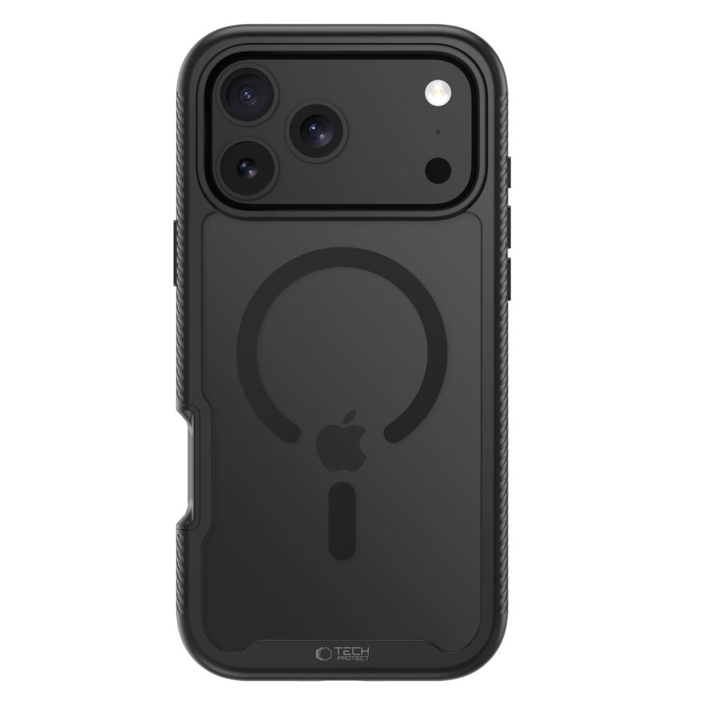 iPhone 18 Pro / 17 Pro Tech-Protect Defense Deksel med Skjermbeskytter - MagSafe Kompatibel - Matte Black
