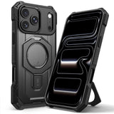 iPhone 18 Pro Max / 17 Pro Max Tech-Protect MagForce Deksel med Stativfunksjon - MagSafe Kompatibel - Svart