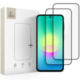 Samsung Galaxy A27 Tech-Protect Glass Fit+ Herdet Skjermbeskyttelsesglass - 2 stk - Gjennomsiktig / Svart Kant