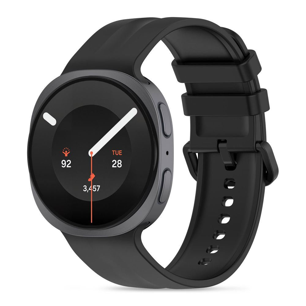 Samsung Galaxy Watch 8 / 9 / Classic (40 / 44 / 46mm) Tech-Protect Silicone Evo Klokkereim - Svart
