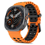 Samsung Galaxy Watch Ultra 2 / Ultra (47mm) Tech-Protect IconBand Pro Klokkereim - Oransje / Svart