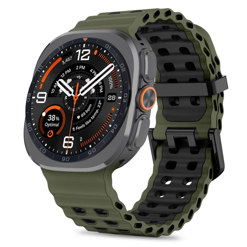 Samsung Galaxy Watch Ultra 2 / Ultra (47mm) Tech-Protect IconBand Pro Klokkereim - Grønn / Svart