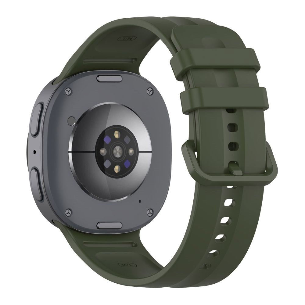 Samsung Galaxy Watch 8 / 9 / Classic (40 / 44 / 46mm) Tech-Protect Silicone Evo Klokkereim - Mørkegrønn
