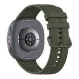 Samsung Galaxy Watch 8 / 9 / Classic (40 / 44 / 46mm) Tech-Protect Silicone Evo Klokkereim - Mørkegrønn