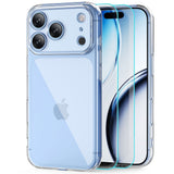 iPhone 18 Pro / 17 Pro Tech-Protect FlexAir Deksel med 2 Stk. Skjermbeskyttelse - MagSafe Kompatibel - Gjennomsiktig