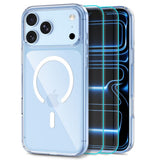 iPhone 18 Pro / 17 Pro Tech-Protect FlexAir Hybrid Deksel med 2 Stk. Skjermbeskyttelse - MagSafe Kompatibel - Gjennomsiktig
