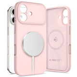 iPhone 17 Tech-Protect Silicone Deksel - MagSafe Kompatibel - Rosa
