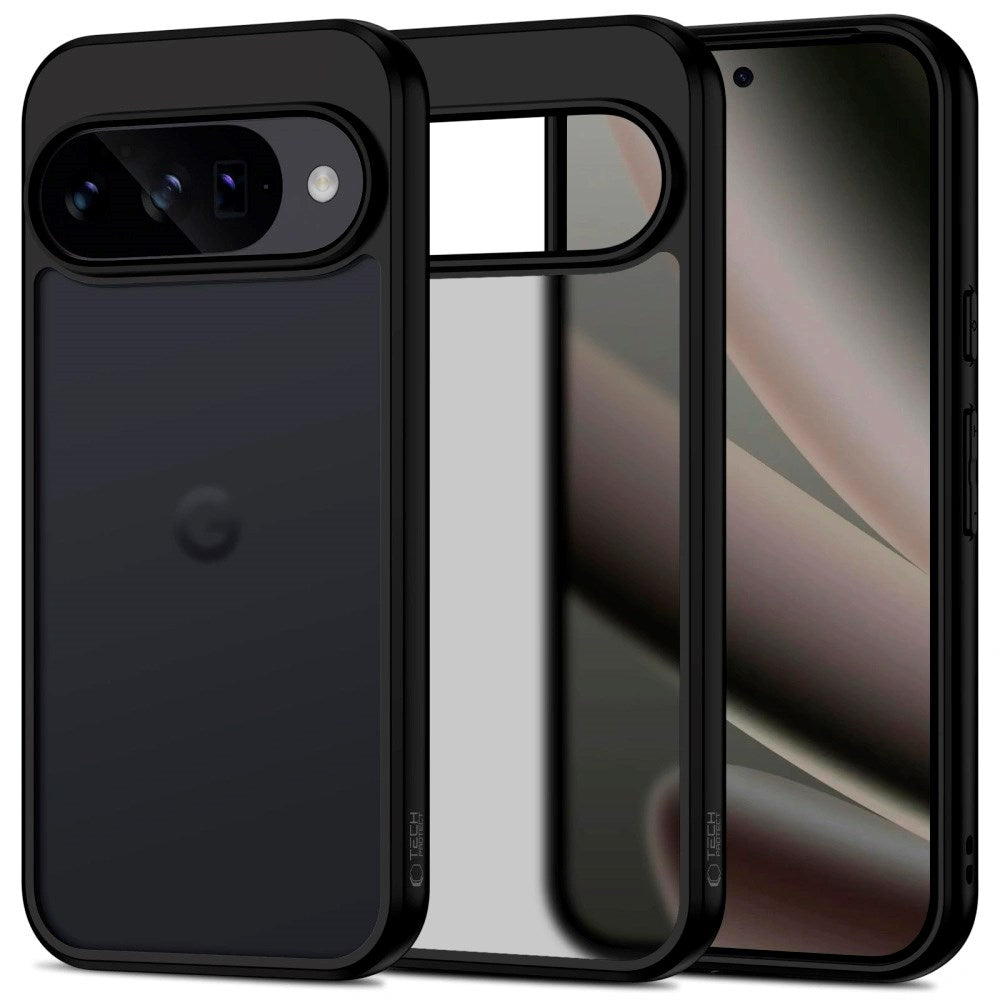 Google Pixel 10 / 10 Pro Tech-Protect MagMat Hybrid Deksel - Matt Svart