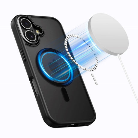 iPhone 17 Tech-Protect MagEdge Hybrid Deksel - MagSafe Kompatibel - Matt Svart