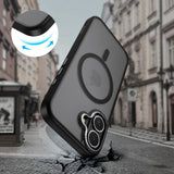 iPhone 17 Tech-Protect MagEdge Hybrid Deksel - MagSafe Kompatibel - Matt Svart