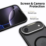 iPhone Air Tech-Protect MagEdge Hybrid Deksel - MagSafe Kompatibel - Matt Svart