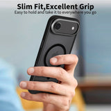 iPhone Air Tech-Protect MagEdge Hybrid Deksel - MagSafe Kompatibel - Matt Svart