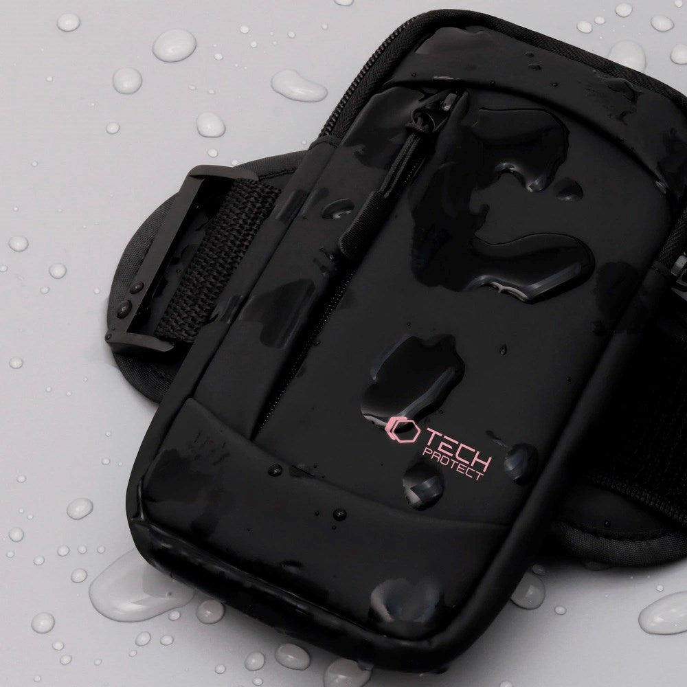 Tech-Protect Universal Løpearmbånd - Svart / Rosa