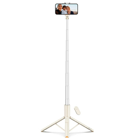 Tech-Protect Bluetooth Selfie Stick Tripod - Beige
