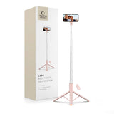 Tech-Protect Bluetooth Selfie Stick Tripod - Rosa