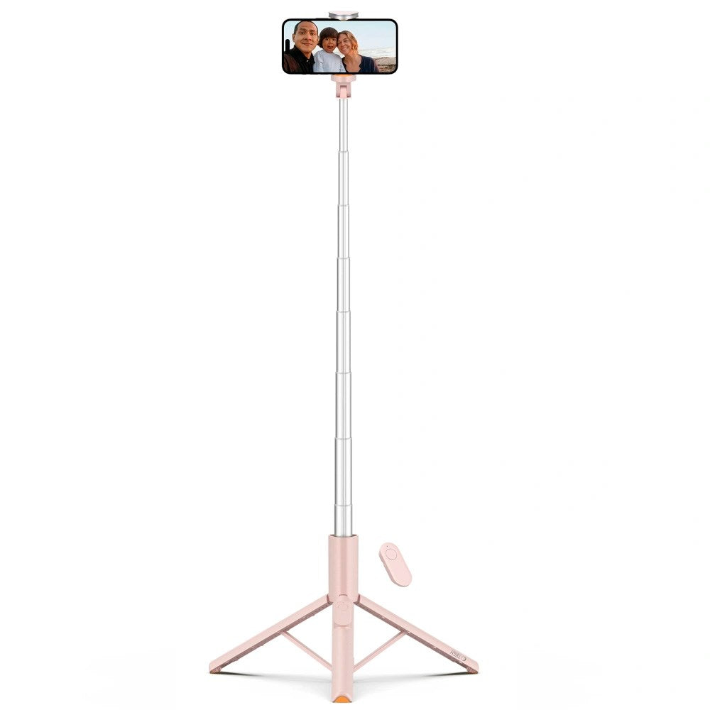 Tech-Protect Bluetooth Selfie Stick Tripod - Rosa
