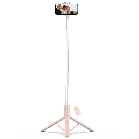 Tech-Protect Bluetooth Selfie Stick Tripod - Rosa