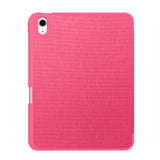 iPad 11" (2025) / 10.9" (2024 / 2022) Tech-Protect Canvas Flip Deksel m. Penn Holder - Rosa