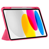 iPad 11" (2025) / 10.9" (2024 / 2022) Tech-Protect Canvas Flip Deksel m. Penn Holder - Rosa