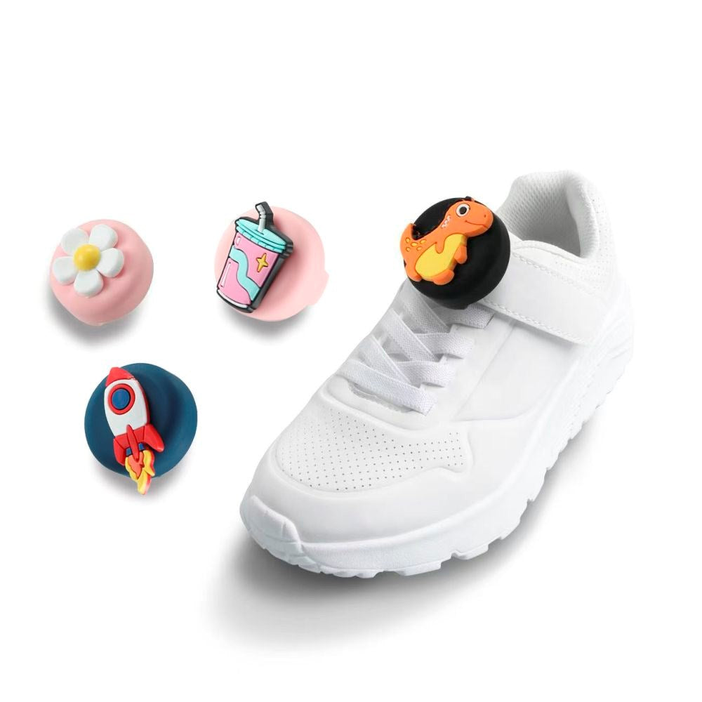 Tech-Protect AirTag Deksel til Barnesko - 4 stk - Flerfarget