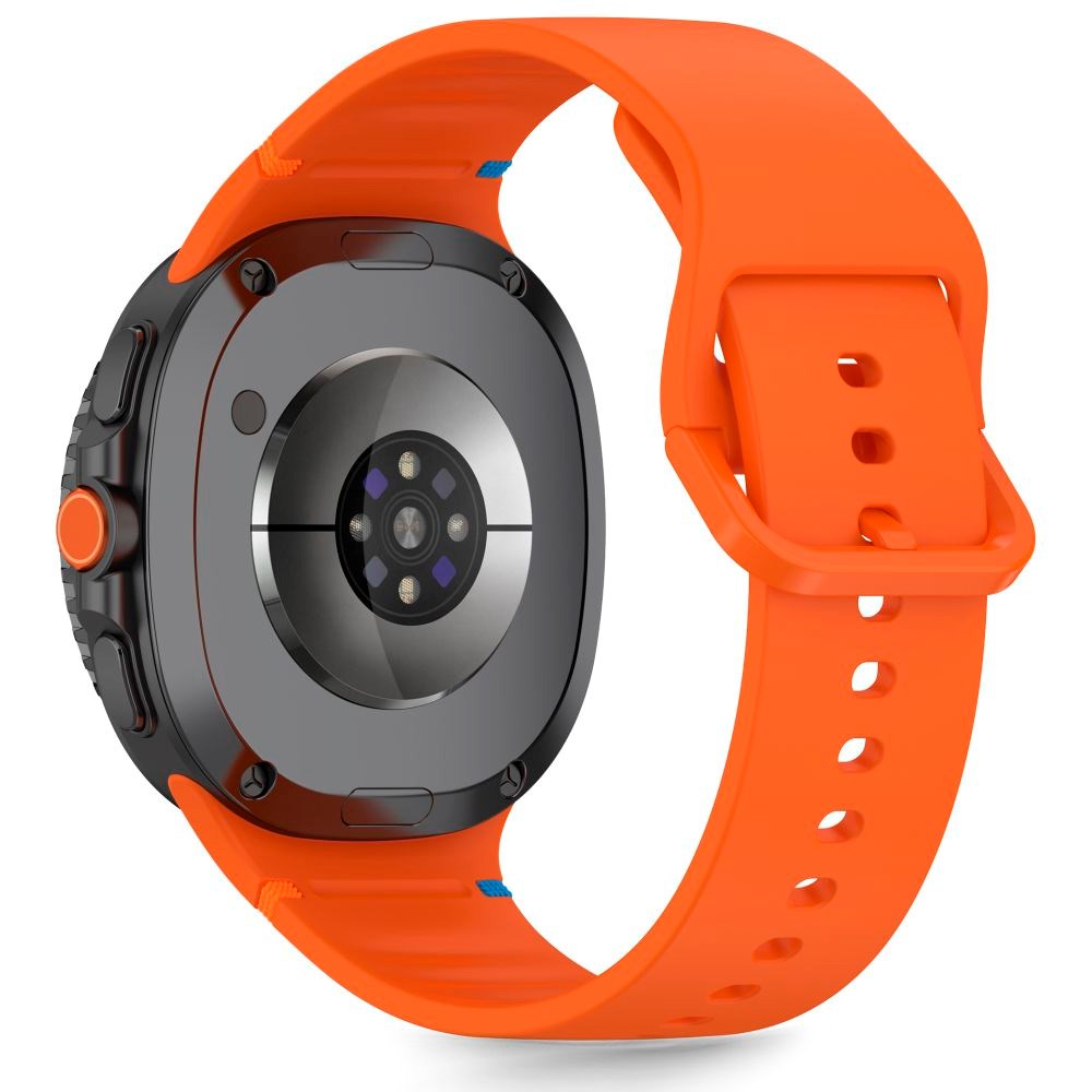 Samsung Galaxy Watch 8 / 8 Classic (40 / 44 / 46mm) Tech-Protect Silikon Rem - Sunburst Orange