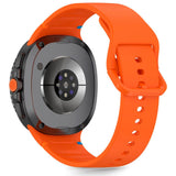 Samsung Galaxy Watch 8 / 8 Classic (40 / 44 / 46mm) Tech-Protect Silikon Rem - Sunburst Orange