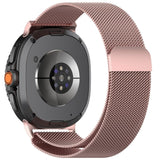 Tech-Protect Samsung Galaxy Watch 8 / 8 Classic (40 / 44 / 46mm) Milanse Rustfritt Stålrem - Rose Gold