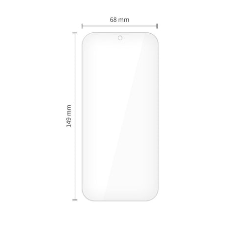 Google Pixel 11 Pro / 11 / 10 Pro / 10 / 9 Pro / 9 Tech-Protect Glass Fit+ Herdet Beskyttelsesglass - 2 stk - Gjennomsiktig