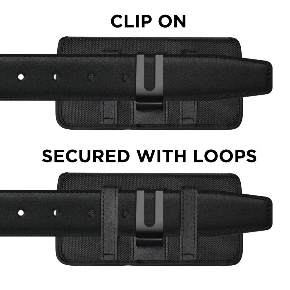 Tech-Protect Universal Nylon Mobil Etui - Mål (16.2 x 9 x 2.8 cm) - Svart