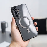 Samsung Galaxy A17 (5G) / A18 Tech-Protect MagFlex Deksel - MagSafe Kompatibel - Svart / Gjennomsiktig