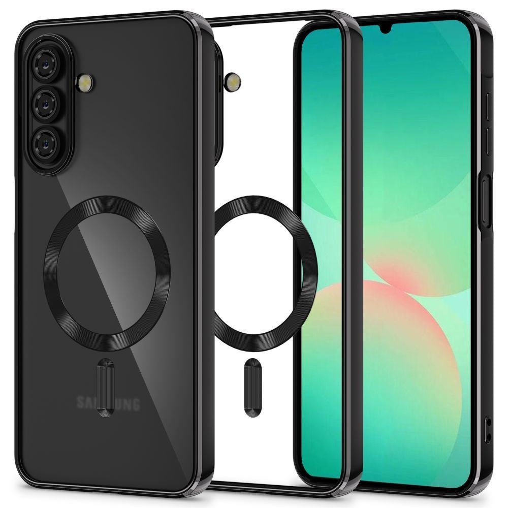Samsung Galaxy A17 (5G) / A18 Tech-Protect MagFlex Deksel - MagSafe Kompatibel - Svart / Gjennomsiktig