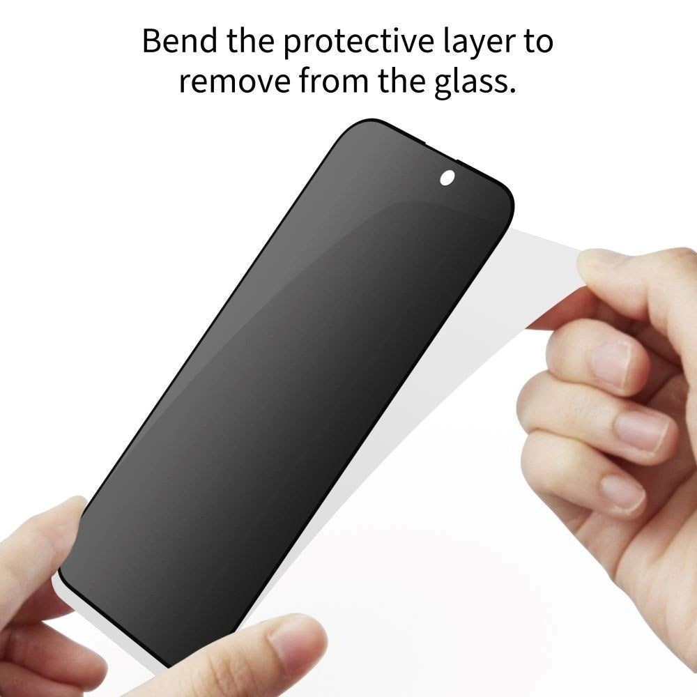 Samsung Galaxy S26 Tech-Protect Glass Spy+ Skjermbeskyttelsesglass - Privacy Funksjon - 2 stk. - Gjennomsiktig