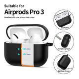 Apple AirPods Pro (3. gen.) Tech-Protect Silicone Hook Deksel - Svart