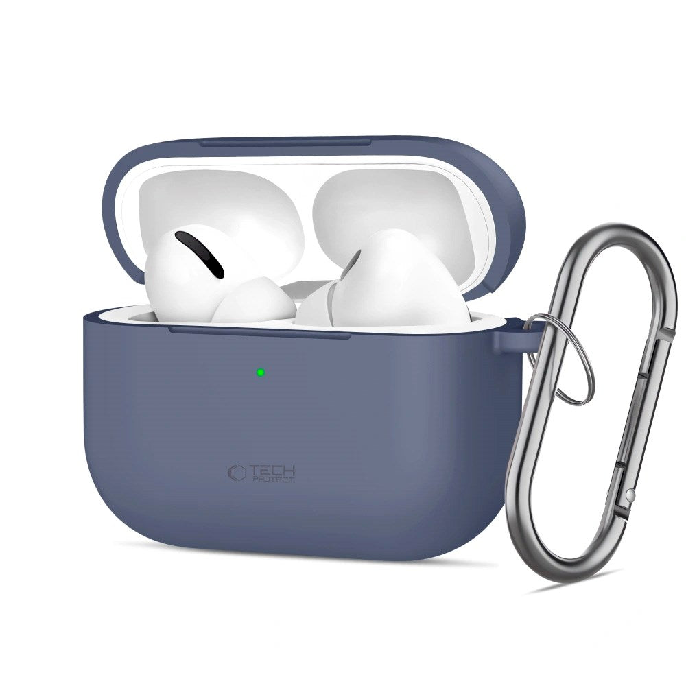 Apple AirPods Pro (3. gen.) Tech-Protect Silicone Hook Deksel - Blå