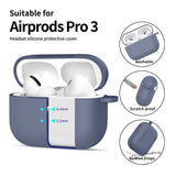 Apple AirPods Pro (3. gen.) Tech-Protect Silicone Hook Deksel - Blå