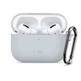 Apple AirPods Pro (3. gen.) Tech-Protect Silicone Hook Deksel - Grå