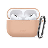 Apple AirPods Pro (3. gen.) Tech-Protect Silicone Hook Deksel - Beige