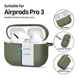 Apple AirPods Pro (3. gen.) Tech-Protect Silicone Hook Deksel - Grønn