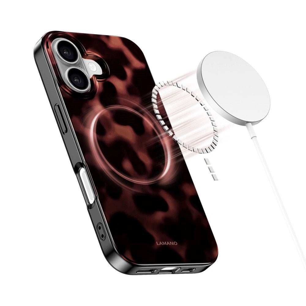 iPhone 17 Tech-Protect Lamano Deksel - MagSafe Kompatibel - Panther