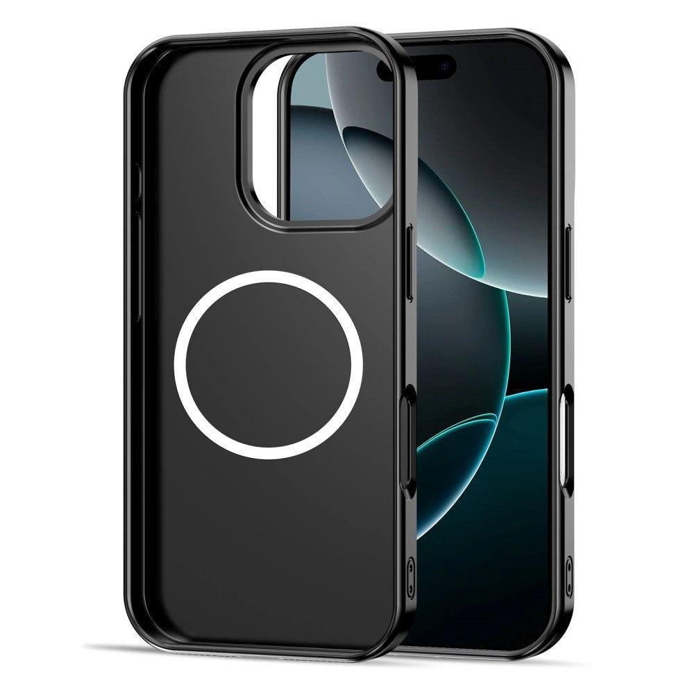 iPhone 16 Pro Max Tech-Protect Lamano Deksel - MagSafe Kompatibel - Velvet Night