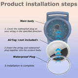 Tech-Protect Nylon - Apple Airtag-stropp for Barn - Blå / Astronaut