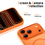 iPhone 17 Pro Tech-Protect Magpeak Deksel - MagSafe Kompatibel - Matte Cosmic Orange