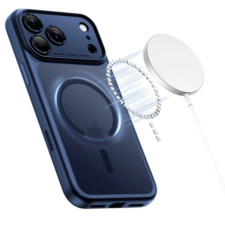 iPhone 17 Pro Max Tech-Protect Magpeak Deksel - MagSafe Kompatibel - Matte Deep Blue