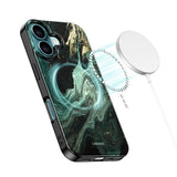 iPhone 16 Tech-Protect Lamano Deksel - MagSafe Kompatibel - Verde Aura