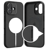 iPhone 17 Tech-Protect Uniq Hybrid Deksel - MagSafe Kompatibel - Svart