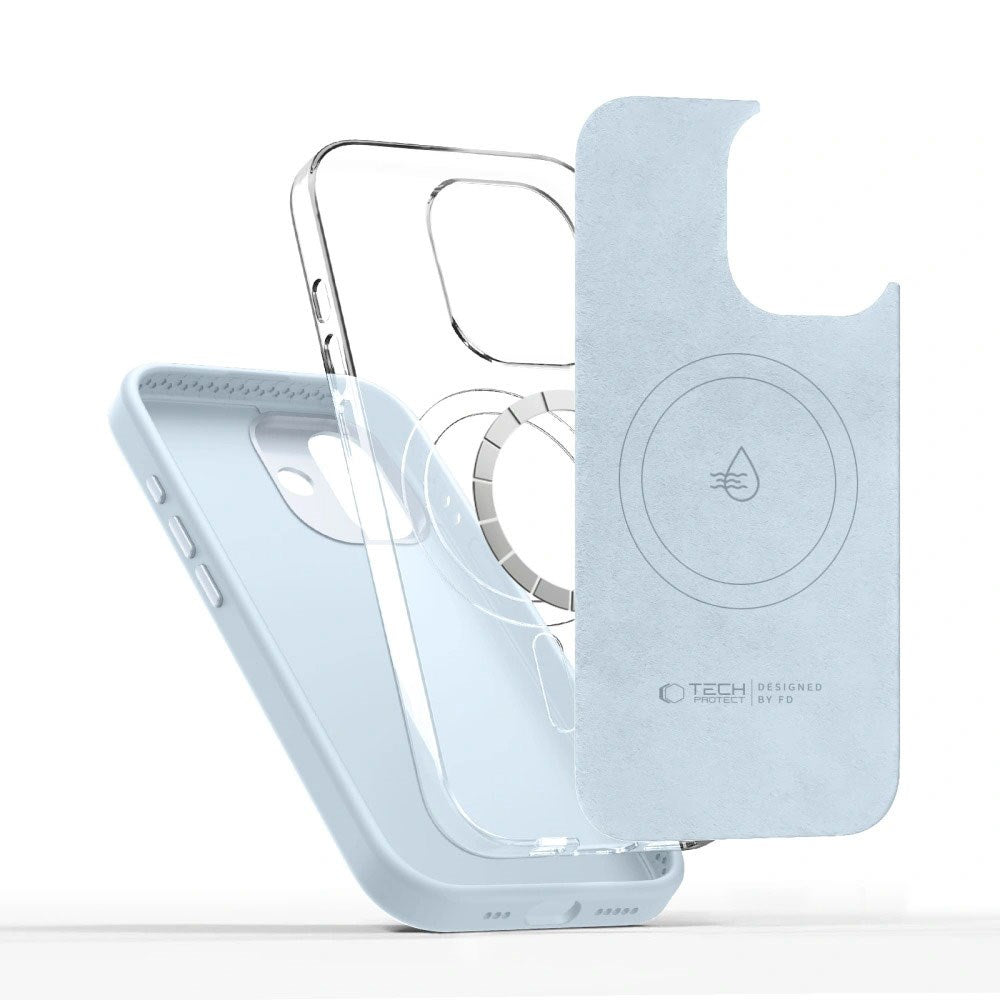 iPhone 17 Tech-Protect Uniq Hybrid Deksel - MagSafe Kompatibel - Blå