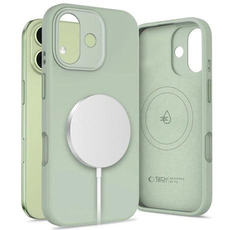 iPhone 17 Tech-Protect Uniq Hybrid Deksel - MagSafe Kompatibel - Grønn