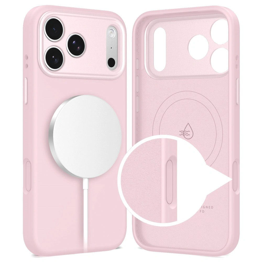 iPhone 17 Pro Tech-Protect Uniq Hybrid Deksel - MagSafe Kompatibel - Rosa
