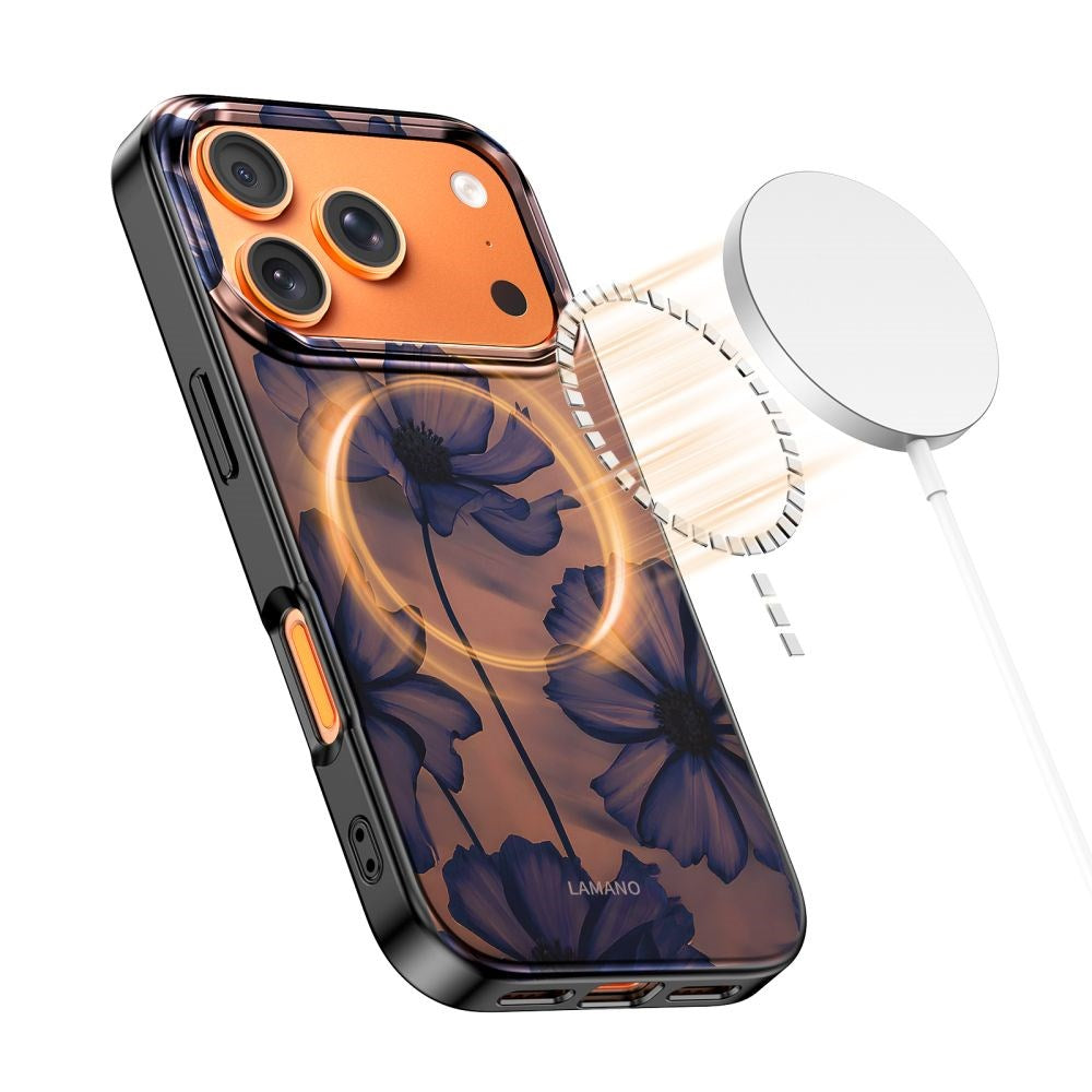 iPhone 17 Pro Max Tech-Protect Lamano Deksel - MagSafe Kompatibel - Velvet Night