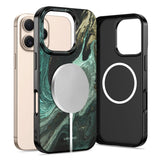 iPhone 16 Pro Tech-Protect Lamano Deksel - MagSafe Kompatibel - Verde Aura